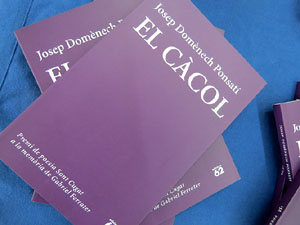 Presentació del llibre El Càcol, de Josep Domènech Ponsatí