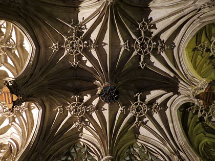 Decoració de la volta de la Catedral de Santa Cecília. Gòtic flamíger