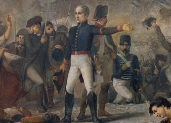 'El Gran Dia de Girona'. Detall de la pintura