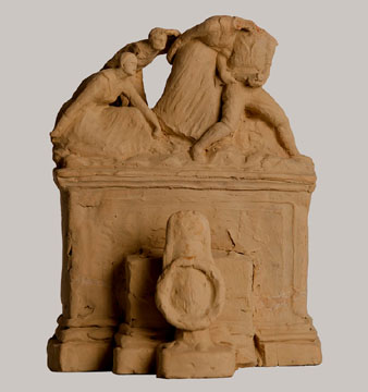 Maqueta per al mausoleu a les heroīnes de Santa Bārbara, obra de Fidel Aguilar.