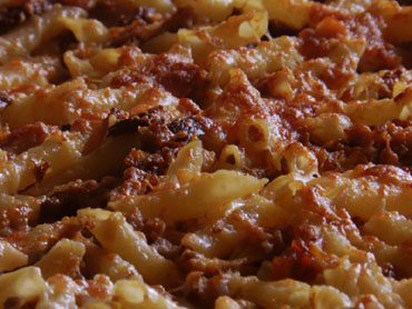 Els macarrons, gratinats