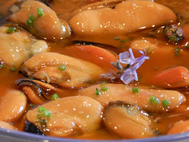 Els musclos dins l'escabetx