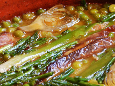 La cassola de verdures ofegades, feta