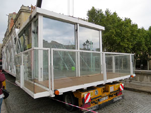 Desmuntatge de l'espai gastron&ograve;mic El Vol