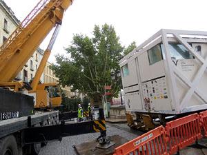 Desmuntatge de l'espai gastron&ograve;mic El Vol