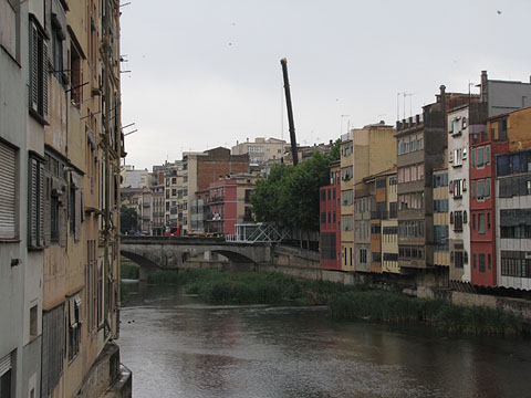 Muntatge del Vol des del pont de les Peixateries Velles