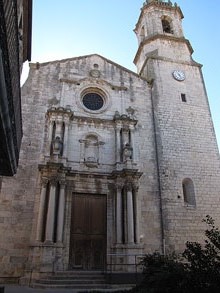 Façana de l'església de Sant Feliu