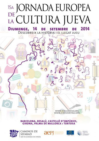Cartell de la 15a Jornada Europea de la Cultura Jueva