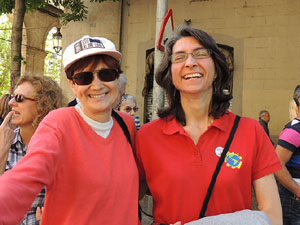 Manifestaci&oacute; de l'1 de maig pels carrers de Girona