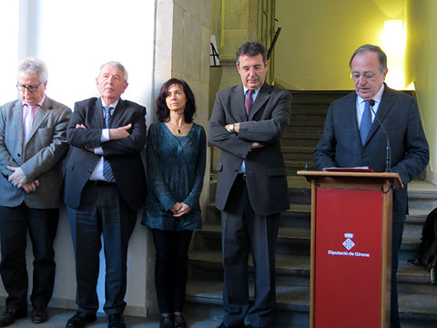 Parlament del president de la Diputaci&oacute; Joan Giraut