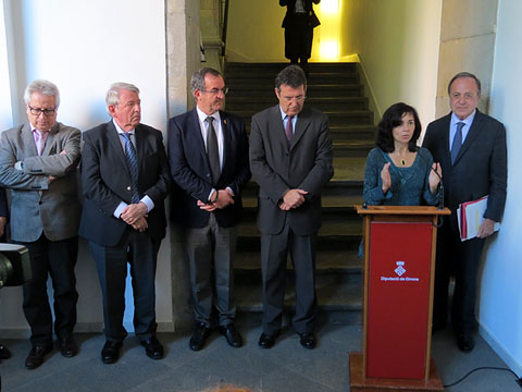 Parlament de l'escultora Ci&oacute; Abell&iacute;, autora del bust