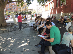 Espriu al Mercat del Lle&oacute; de Girona