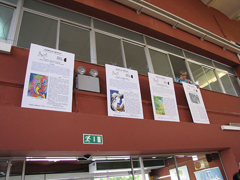 Penjada del treball presentat al Mercat del Lleó