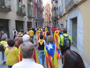 Cercavila pels carrers de Girona