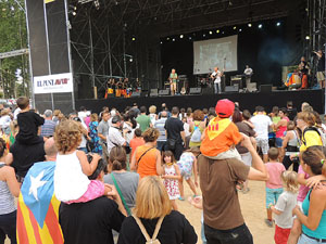 Festival Catalunya vol viure en llibertat i amb dignitat a Girona