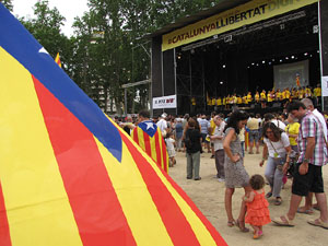 Festival Catalunya vol viure en llibertat i amb dignitat a Girona
