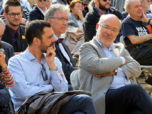 Crida a la participació per al 9N a la plaça de la Independència