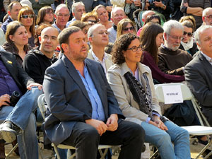 Crida a la participació per al 9N a la plaça de la Independència