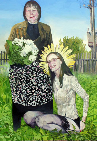 Sunday morning. 89 x 116 cm