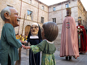 Ballada a c&agrave;rrec del grup Fal&middot;lera Gironina