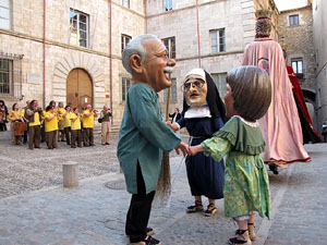 Ballada a c&agrave;rrec del grup Fal&middot;lera Gironina