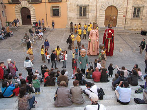 Ballada a c&agrave;rrec del grup Fal&middot;lera Gironina
