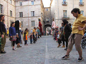 Ballada a c&agrave;rrec del grup Fal&middot;lera Gironina