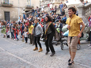 Ballada a c&agrave;rrec del grup Fal&middot;lera Gironina