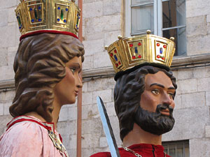 Ballada a c&agrave;rrec del grup Fal&middot;lera Gironina