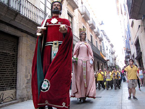 Cercavila a c&agrave;rrec del grup Fal&middot;lera Gironina