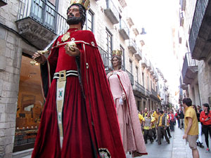 Cercavila a c&agrave;rrec del grup Fal&middot;lera Gironina