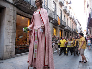 Cercavila a c&agrave;rrec del grup Fal&middot;lera Gironina