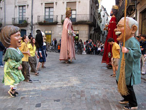 Cercavila a c&agrave;rrec del grup Fal&middot;lera Gironina