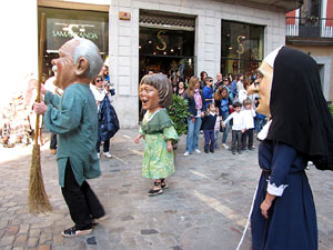 Cercavila a c&agrave;rrec del grup Fal&middot;lera Gironina