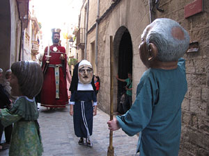 Cercavila a c&agrave;rrec del grup Fal&middot;lera Gironina