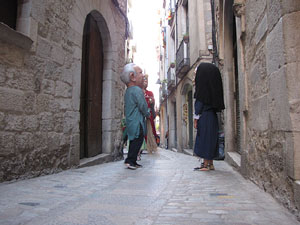 Cercavila a c&agrave;rrec del grup Fal&middot;lera Gironina