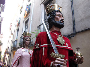 Cercavila a c&agrave;rrec del grup Fal&middot;lera Gironina