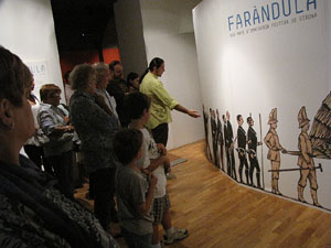 Far&agrave;ndula. 500 anys d'imatgeria festiva de Girona. Visita guiada