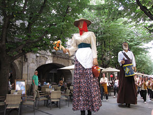 Cercavila dels gegants de Riudarenes