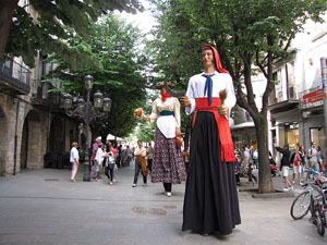 Cercavila dels gegants de Riudarenes