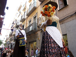 Cercavila dels gegants de Riudarenes