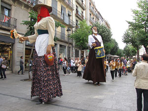 Cercavila dels gegants de Riudarenes