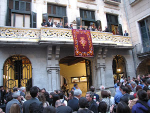 Homenatge als germans Roca del Celler de Can Roca. Activitats a la plaça del Vi