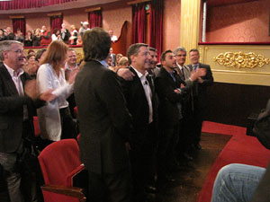 Homenatge als germans Roca del Celler de Can Roca. Acte al Teatre Municipal