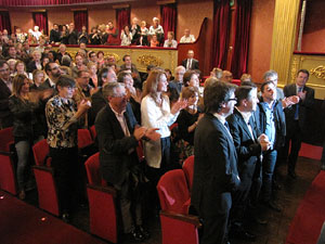 Homenatge als germans Roca del Celler de Can Roca. Acte al Teatre Municipal