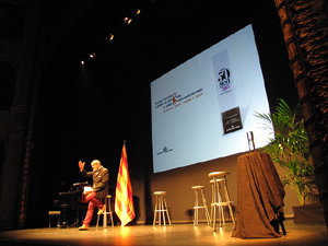 Homenatge als germans Roca del Celler de Can Roca. Acte al Teatre Municipal