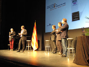 Homenatge als germans Roca del Celler de Can Roca. Acte al Teatre Municipal