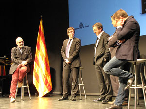 Homenatge als germans Roca del Celler de Can Roca. Acte al Teatre Municipal