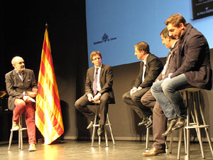 Homenatge als germans Roca del Celler de Can Roca. Acte al Teatre Municipal