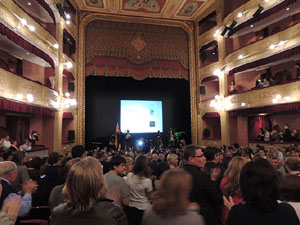 Homenatge als germans Roca del Celler de Can Roca. Acte al Teatre Municipal